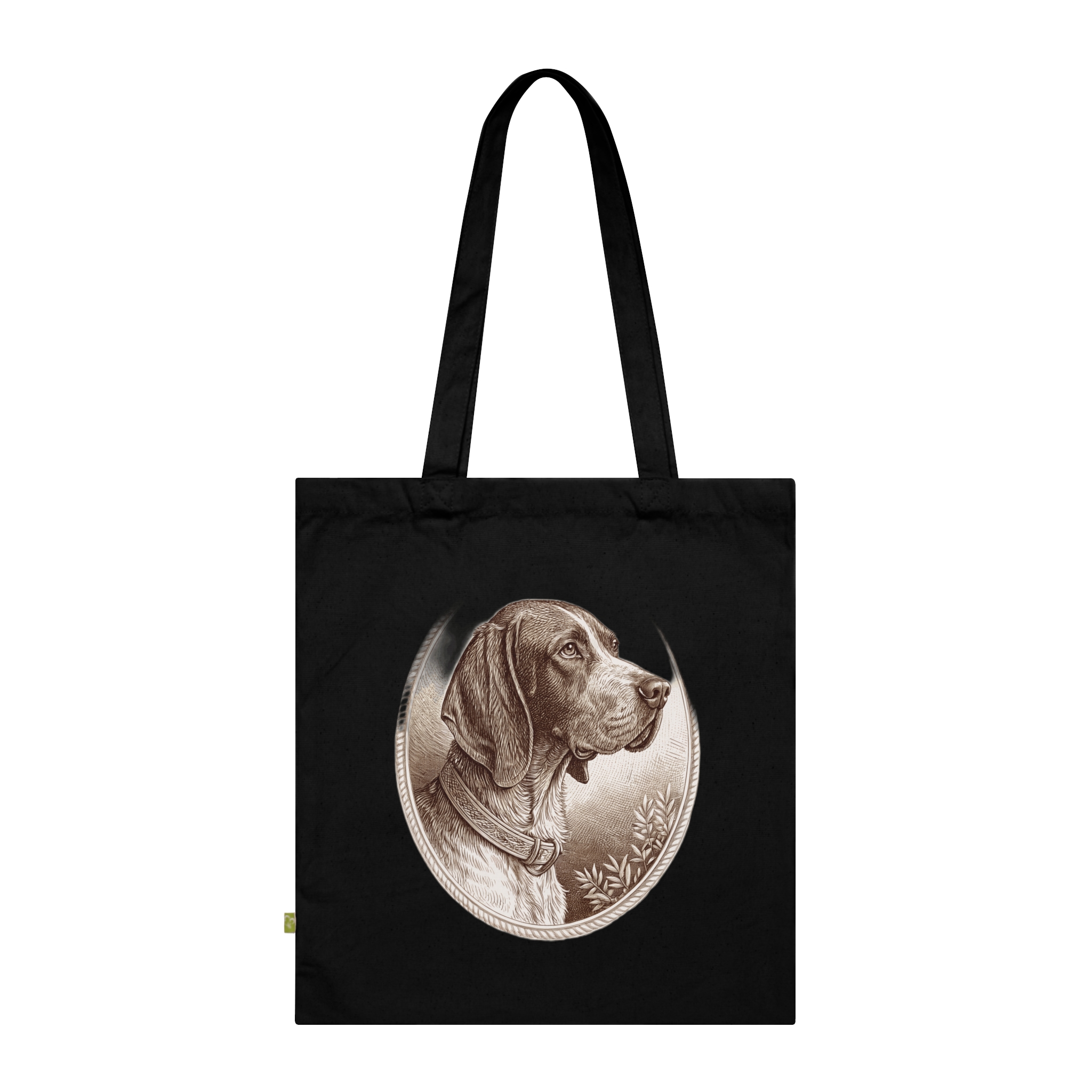 Tote Bag Bracco Italiano Incisione Vintage
