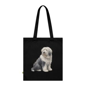 Tote Bag Bobtail Inglese Pastore Pelo Lungo - Borsa Shopper Regalo Cane