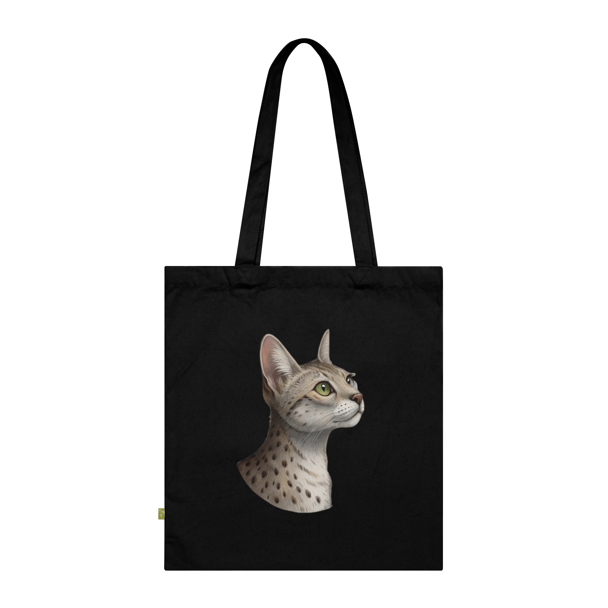 Tote bag Gatto Mau Egiziano manoscritto miniato